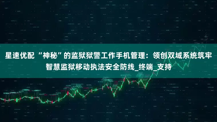 星速优配 “神秘”的监狱狱警工作手机管理：领创双域系统筑牢智慧监狱移动执法安全防线_终端_支持